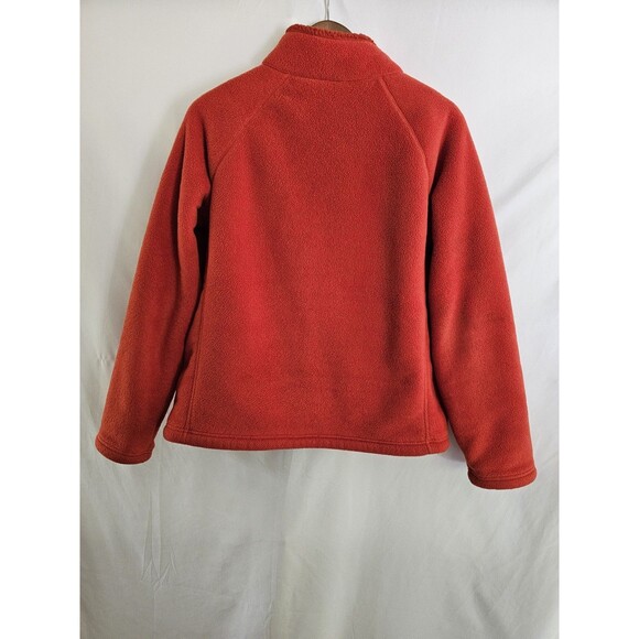 Skylar Full Zip Fleece Jacket Women's Size Large Red Cozy Sherpa Style - Picture 2 of 7